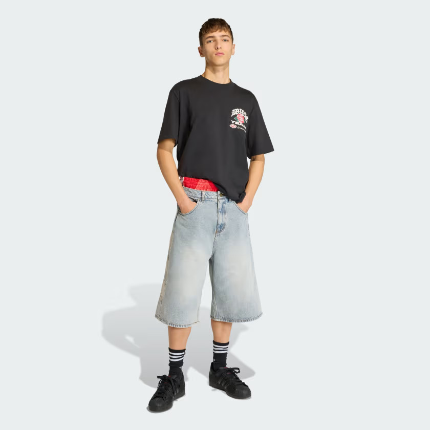 adidas men Denim Shorts