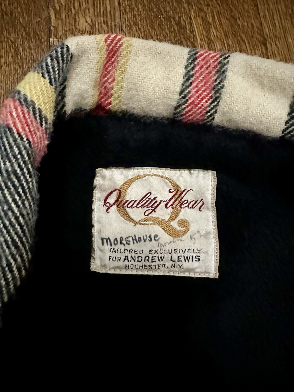 Vintage Quality-Wear Mens Store Outerwear Fleece Flannel Jacket 70s Medium