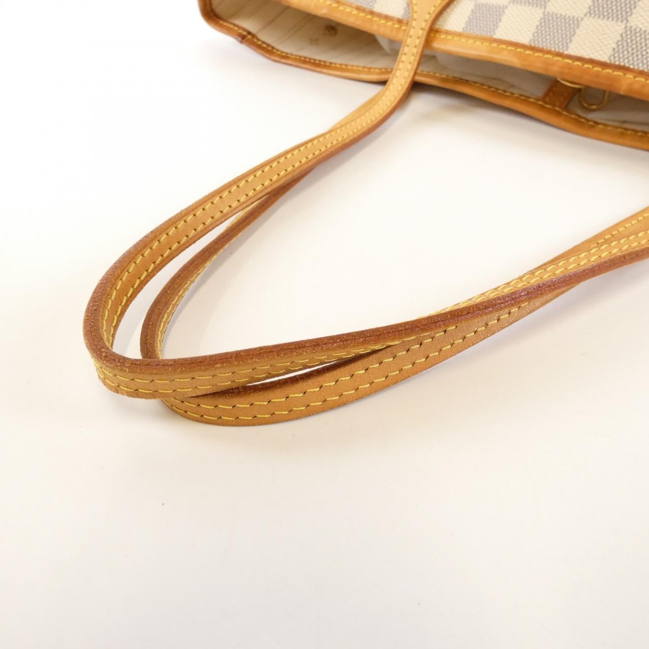 Authentic Louis Vuitton Damier Azur Neverfull MM N51107 Bag #230-000-121-0452