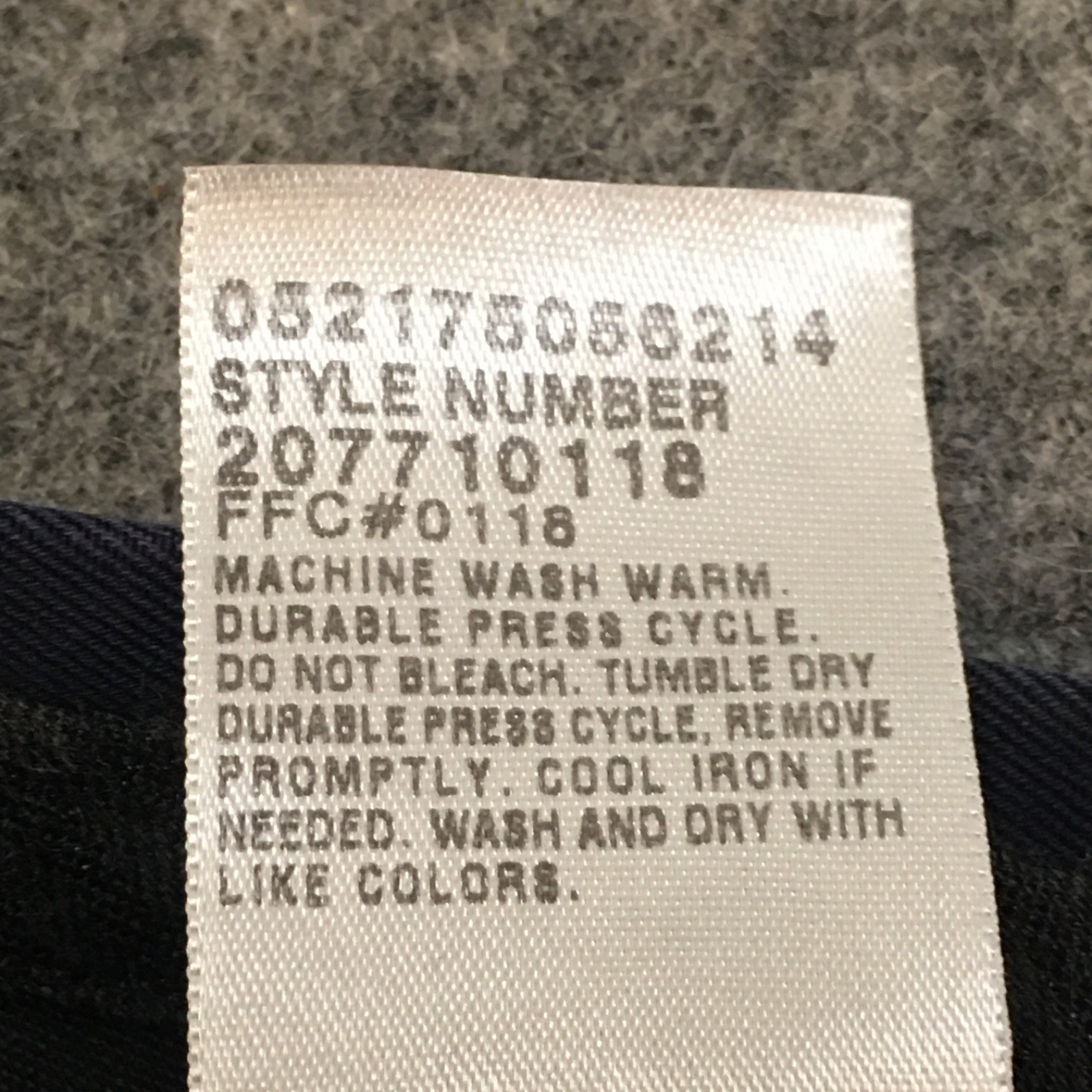 Dockers Collection Men 36×32 Dress Pants Navy Blue Flat Front Relaxed Fit Cotton