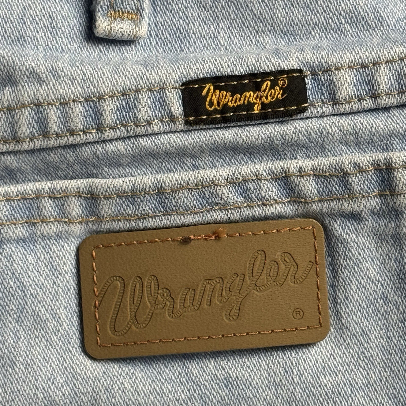 Wrangler Cowboy Cut Slim Fit Jeans Bleach Wash 936GBH Mens 30×32 Western Rodeo