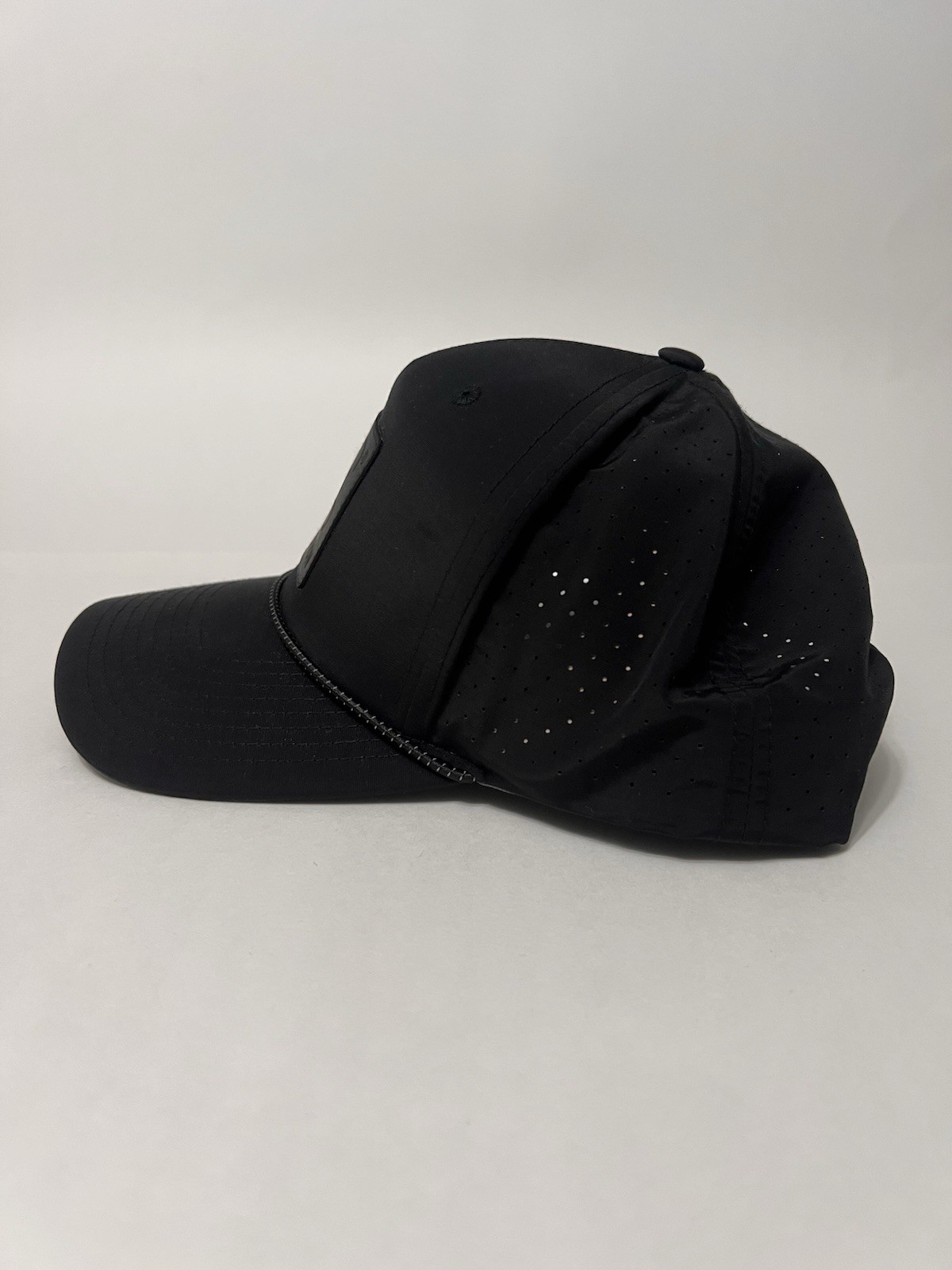 Glock Perfection Richardson 355 Performance Hat Black Hat and Leather Patch NWT