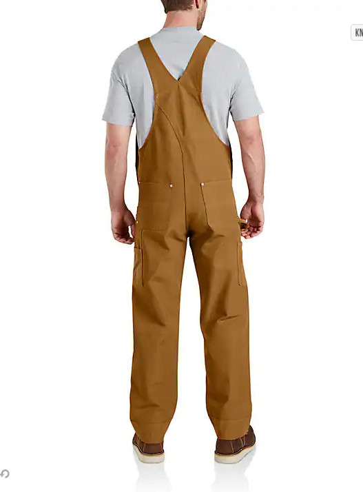 FLASHSALE! Carhartt Men’s Iconic R01 Duck Bib Overall Regular Size Fast Ship