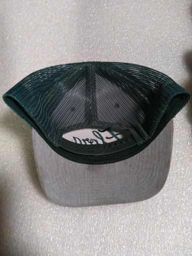 Richardson 112 Truckers cap Mottled Gray with Green Mesh Snapback PROMO
