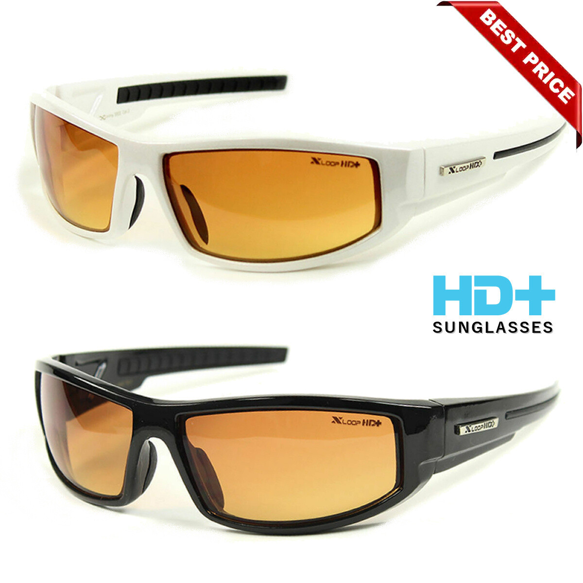Sport Wrap Hd Night Driving Vision Hd Sunglasses Yellow High Definition Glasses