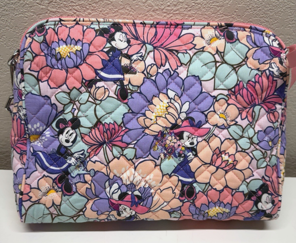 NWOT Vera Bradley Disney Minnie’s Garden Party Triple Compartment Crossbody Bag
