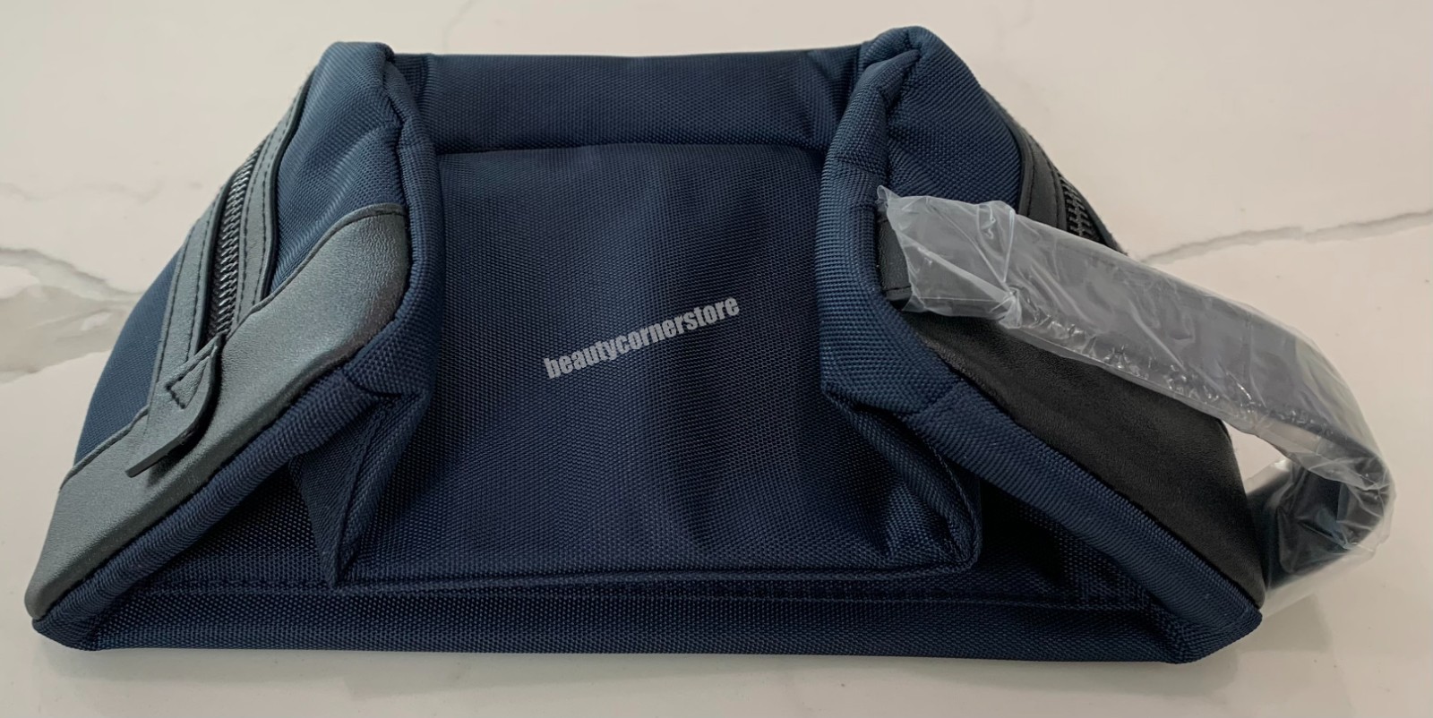 Michael Kors Parfums Pouch Dark Blue Toiletry Bag Travel Shaving Dopp + Dust Bag