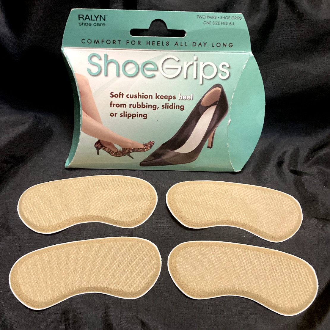 Two Pairs of Shoe Grips keeps Heels in Place by Ralyn Shoe Care