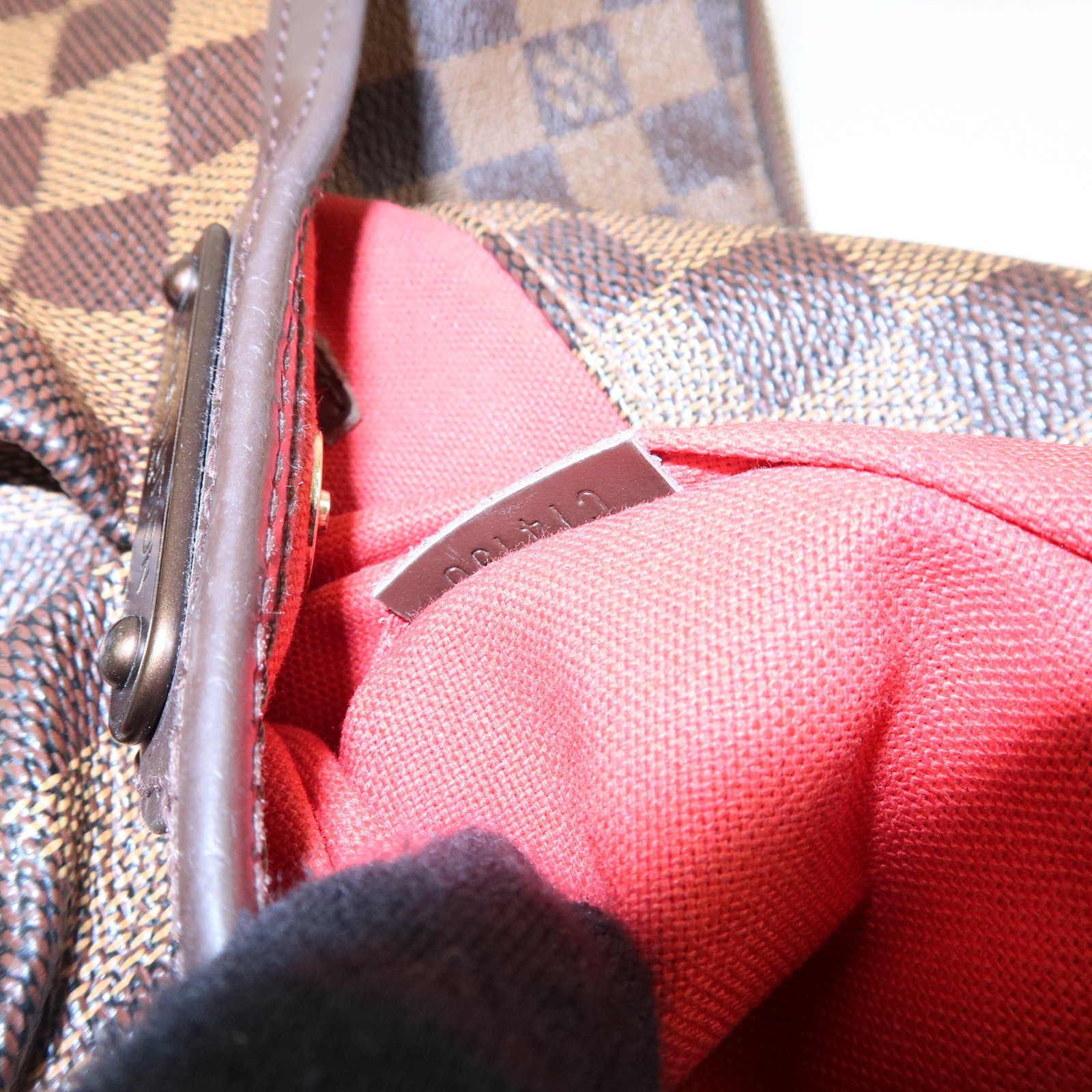 Louis Vuitton Damier Bloomsbury PM Shoulder Bag Brown N42251 Authentic Used F/S