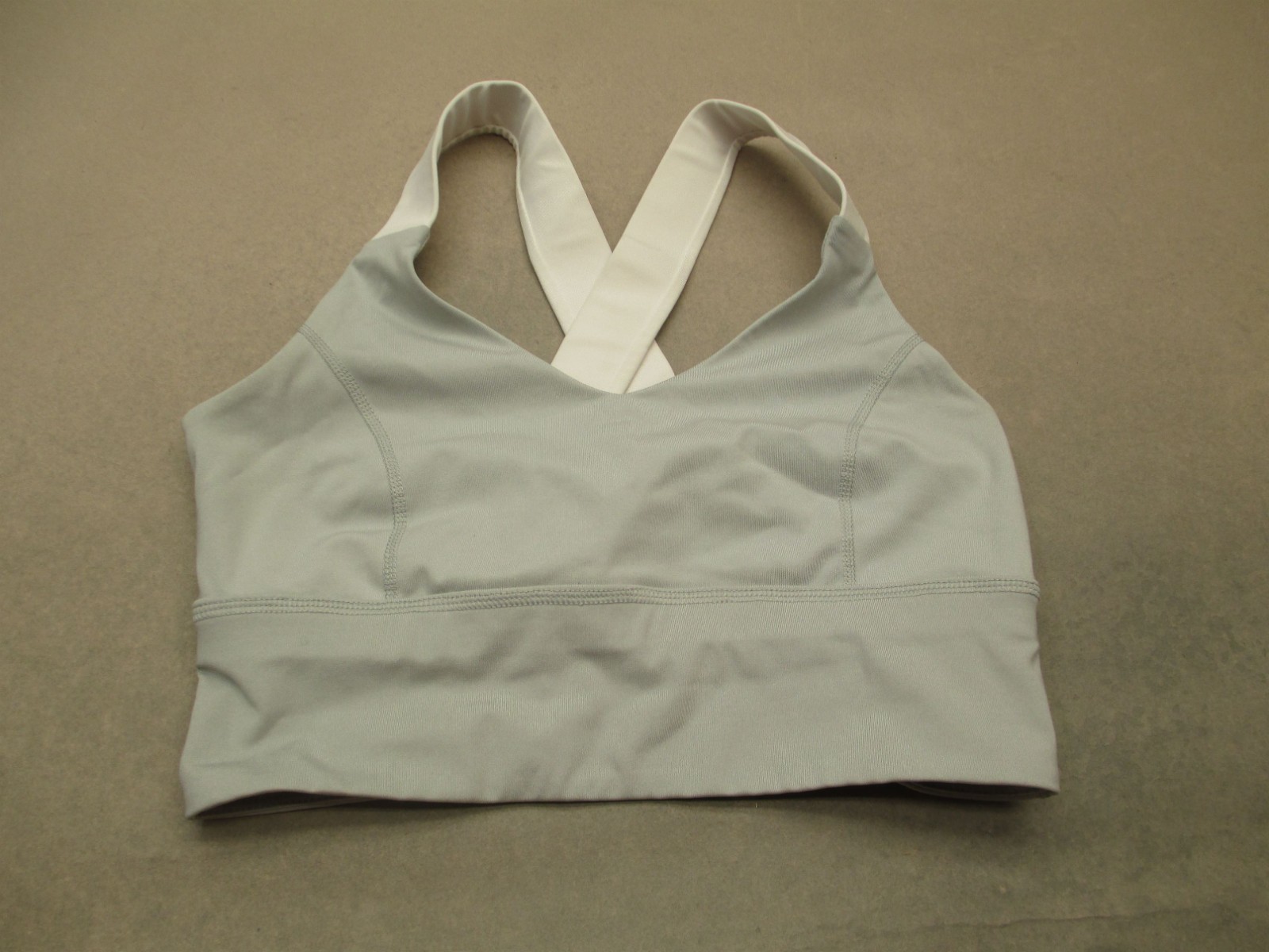 Avia Size M Womens Gray Unlined Wireless Pull On Racerback Athletic Bra 9M