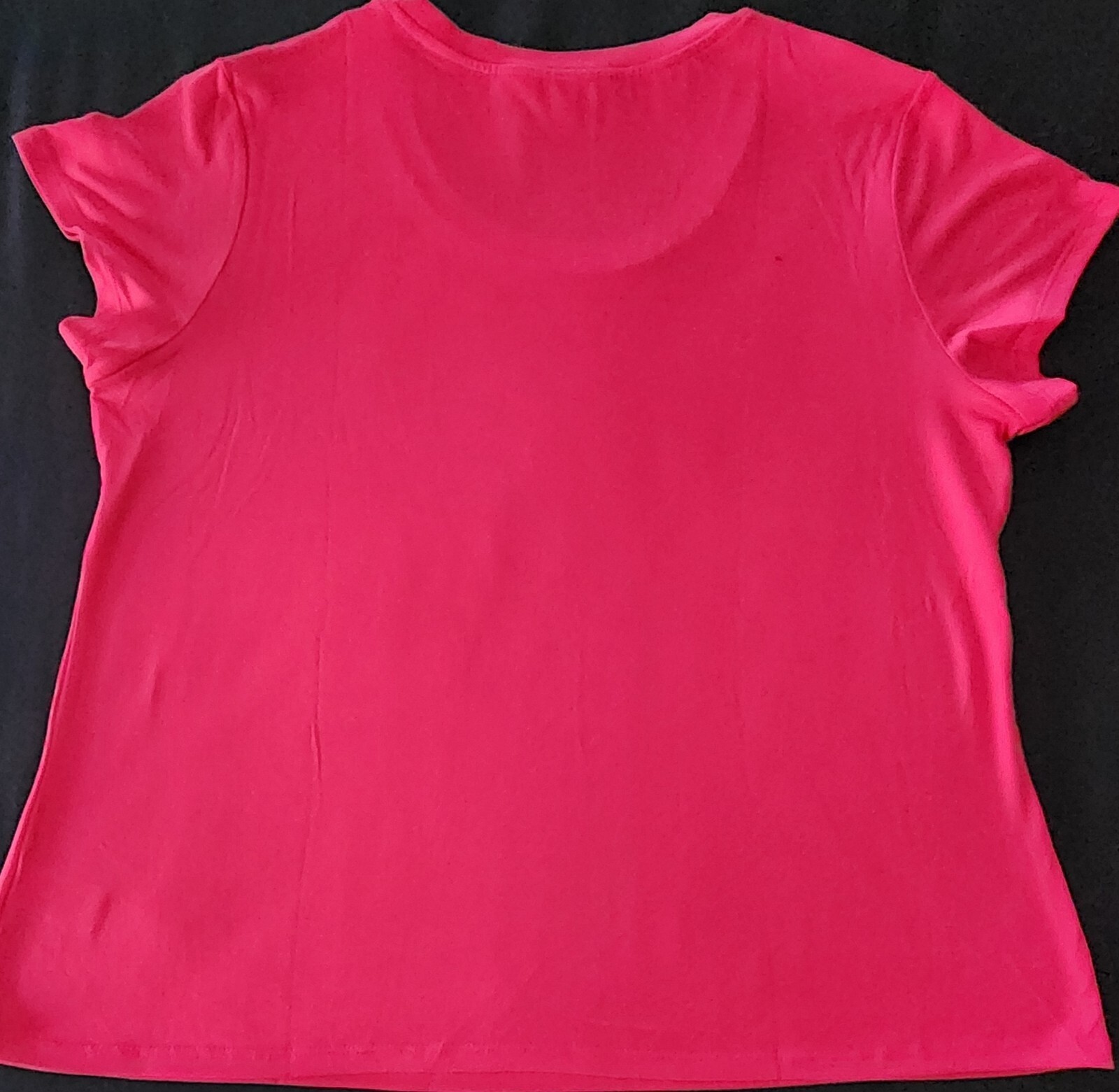 Pioneer Woman ~ Short Sleeve ~ Boat Neck TEE Shirt ~ BEETROOT ~ Size 1X (16W)