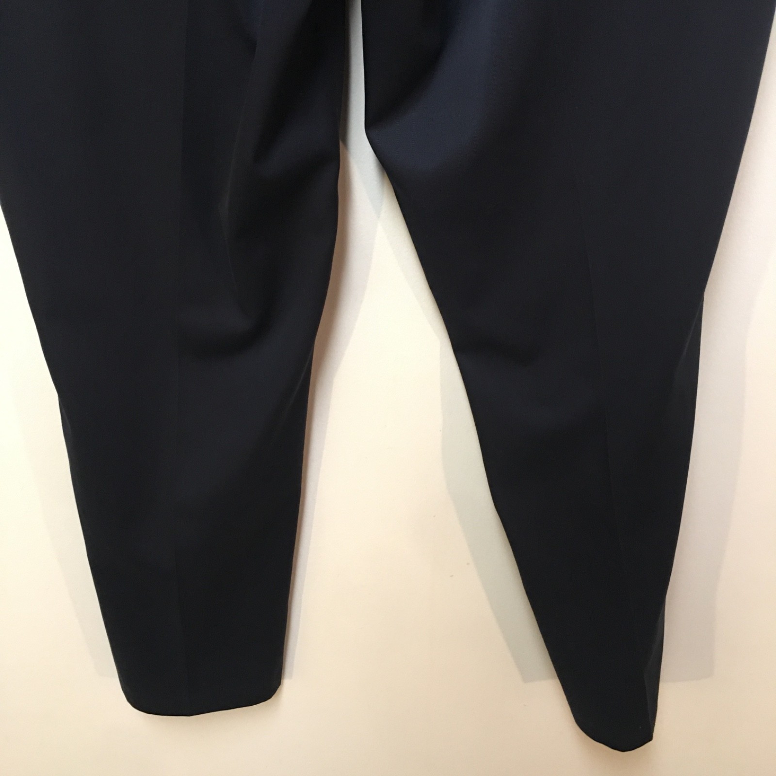 Dockers Collection Men 36×32 Dress Pants Navy Blue Flat Front Relaxed Fit Cotton