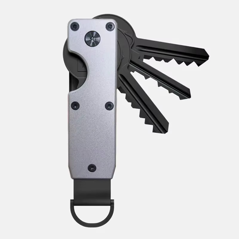 Key Organizer Compact Holder Metal Key Chain Minimalist Key Case Holder for Keyc