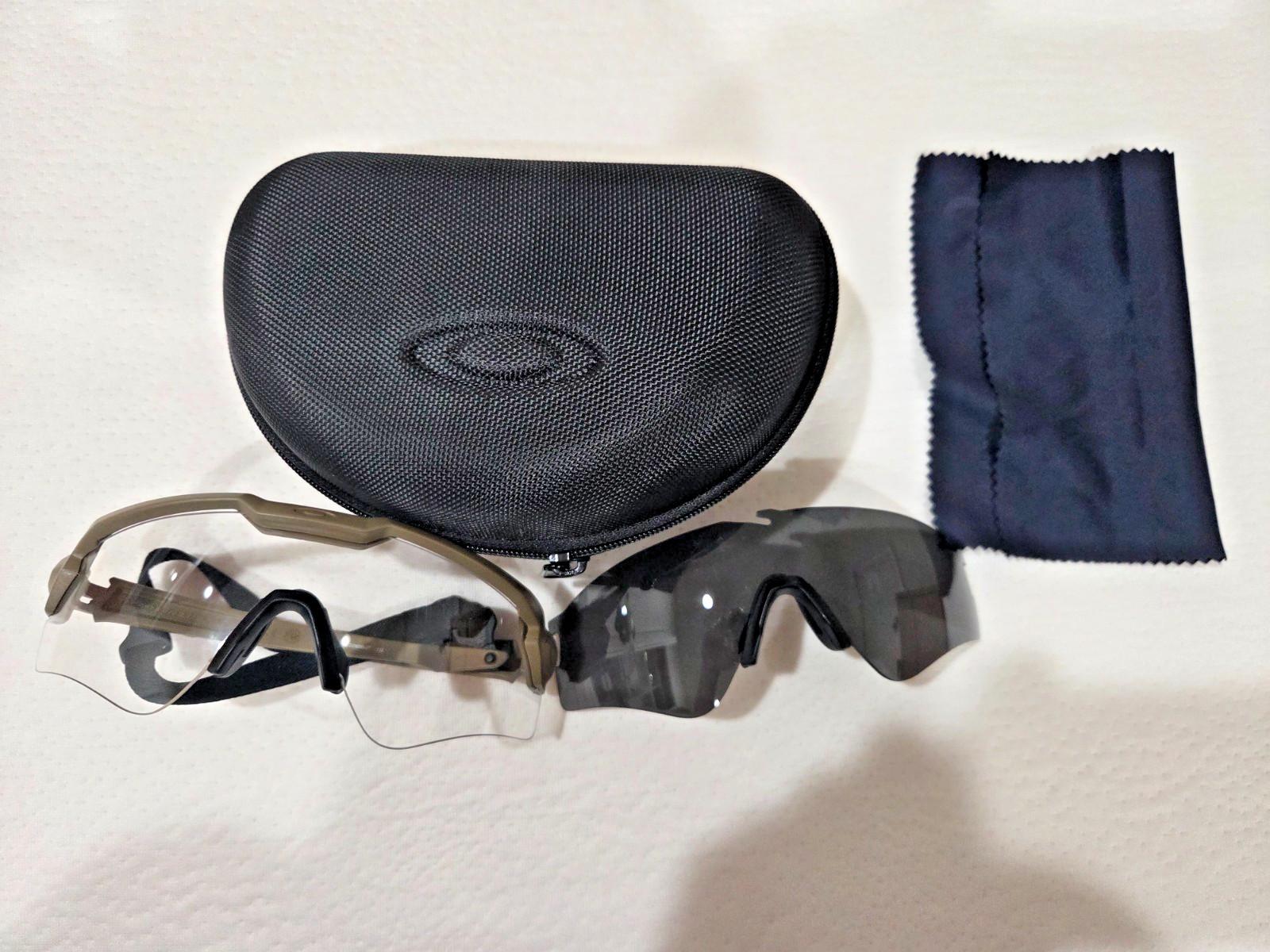 Oakley SI Ballistic M Frame Alpha TERRAIN TAN with Clear and Tinted Lenses
