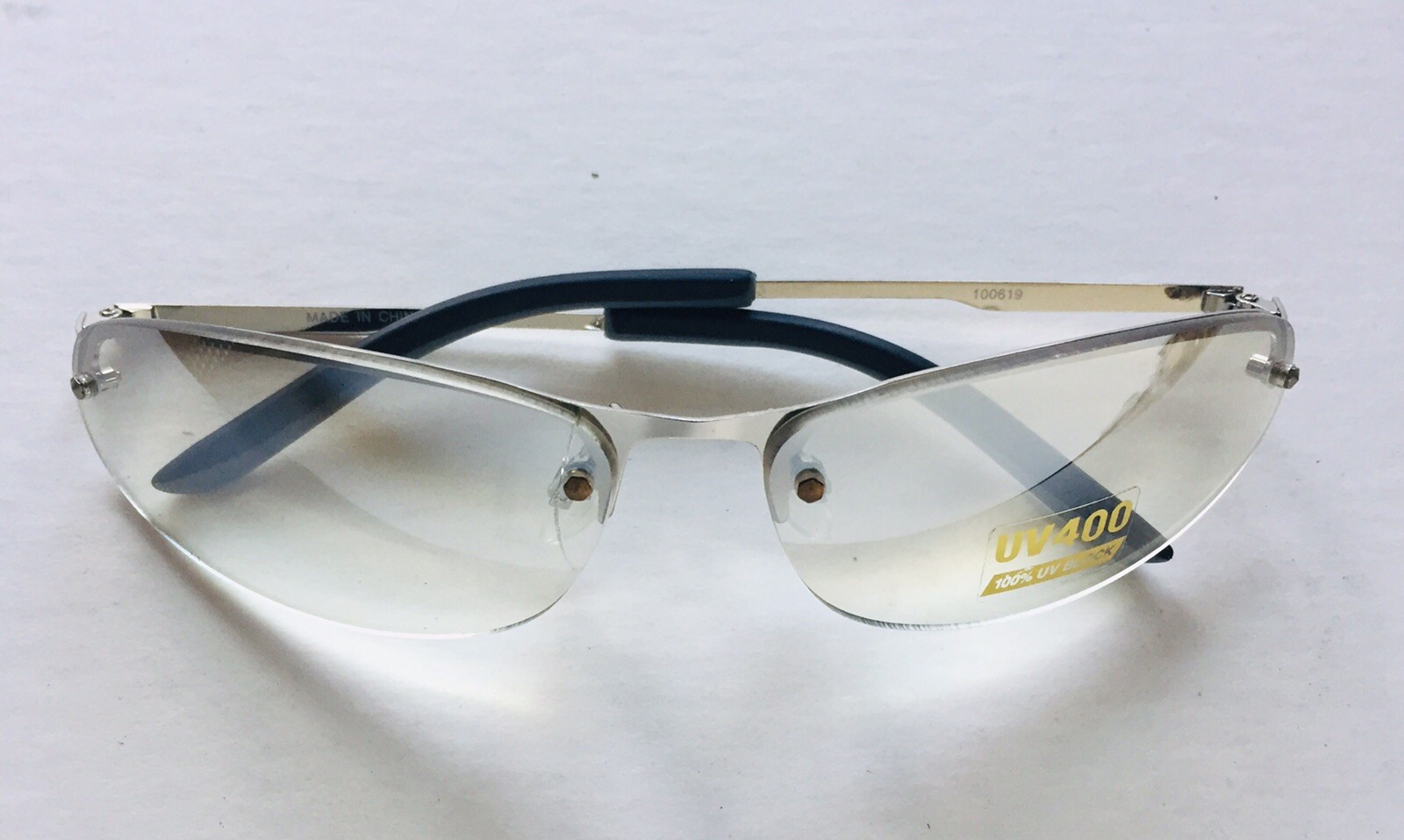 One SUNGLASSES UV400 100%UV Block Silver Metal Frame+Lens Different Color (M30)