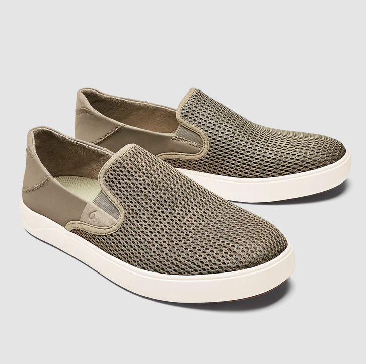 NEW SEAL OluKai Lae‘ahi Men’s Slip On Sneakers Clay Breathable Mesh Casual Shoes