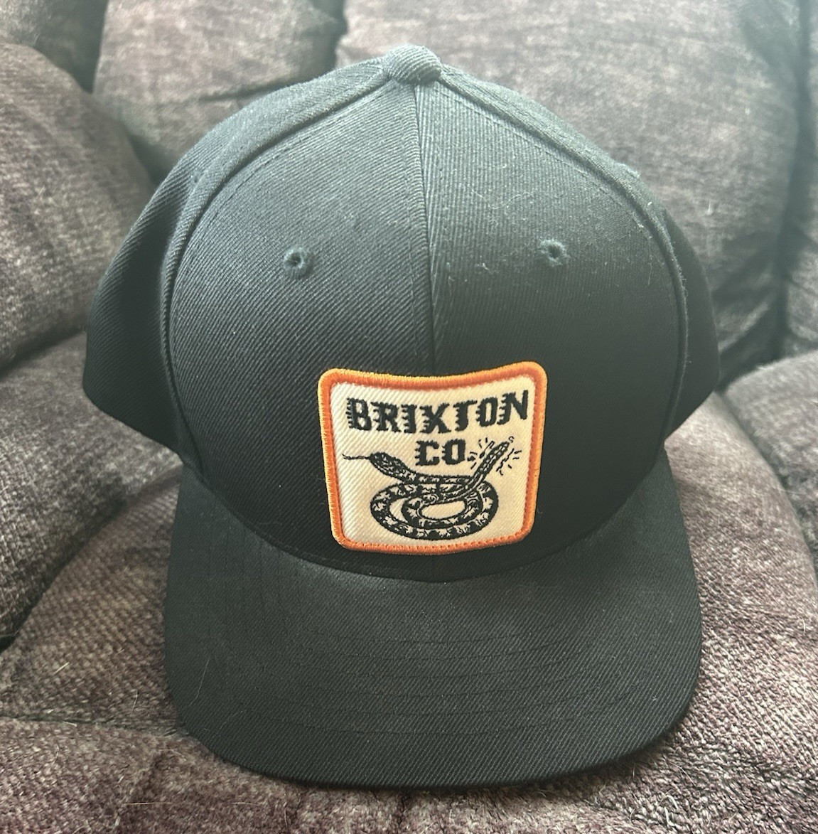 Brixton Black Solid Pattern Baseball Cap Hat One Size Unisex Adult
