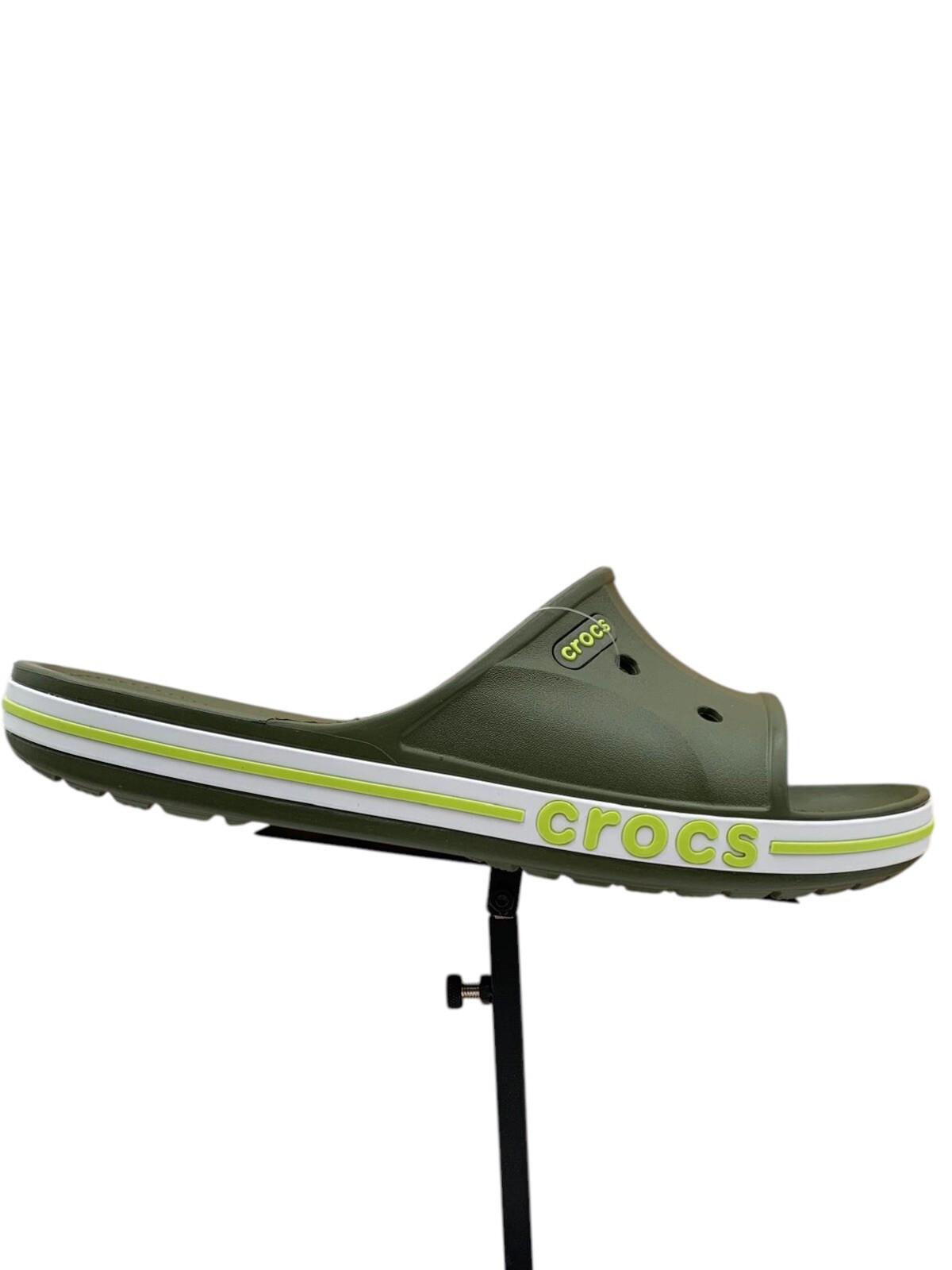 Crocs Bayaband Men’s Slide Sandals Size 10 Army Green Water Friendly