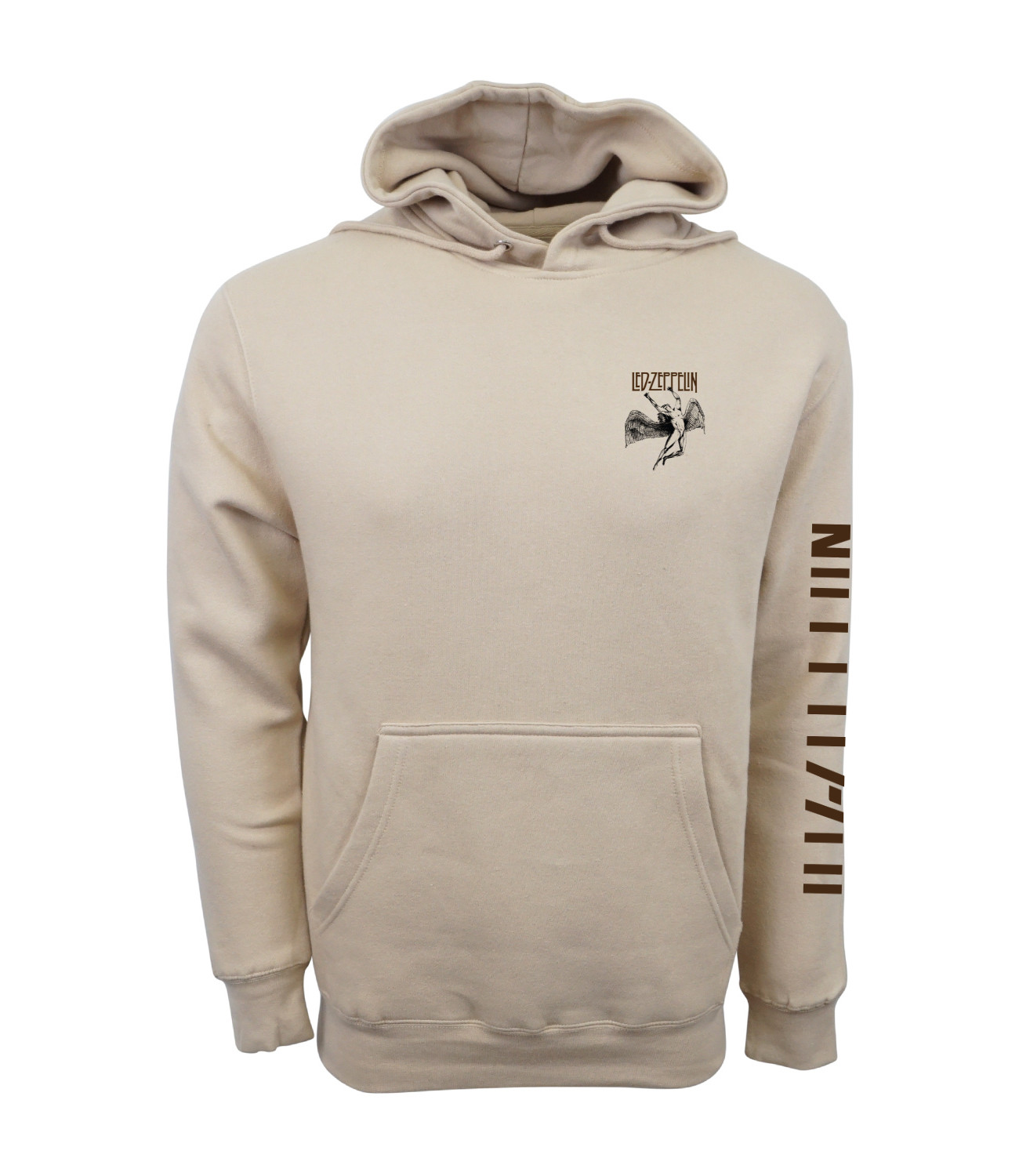LED ZEPPELIN ZOSO PREMIUM PULLOVER HOODIE SAND