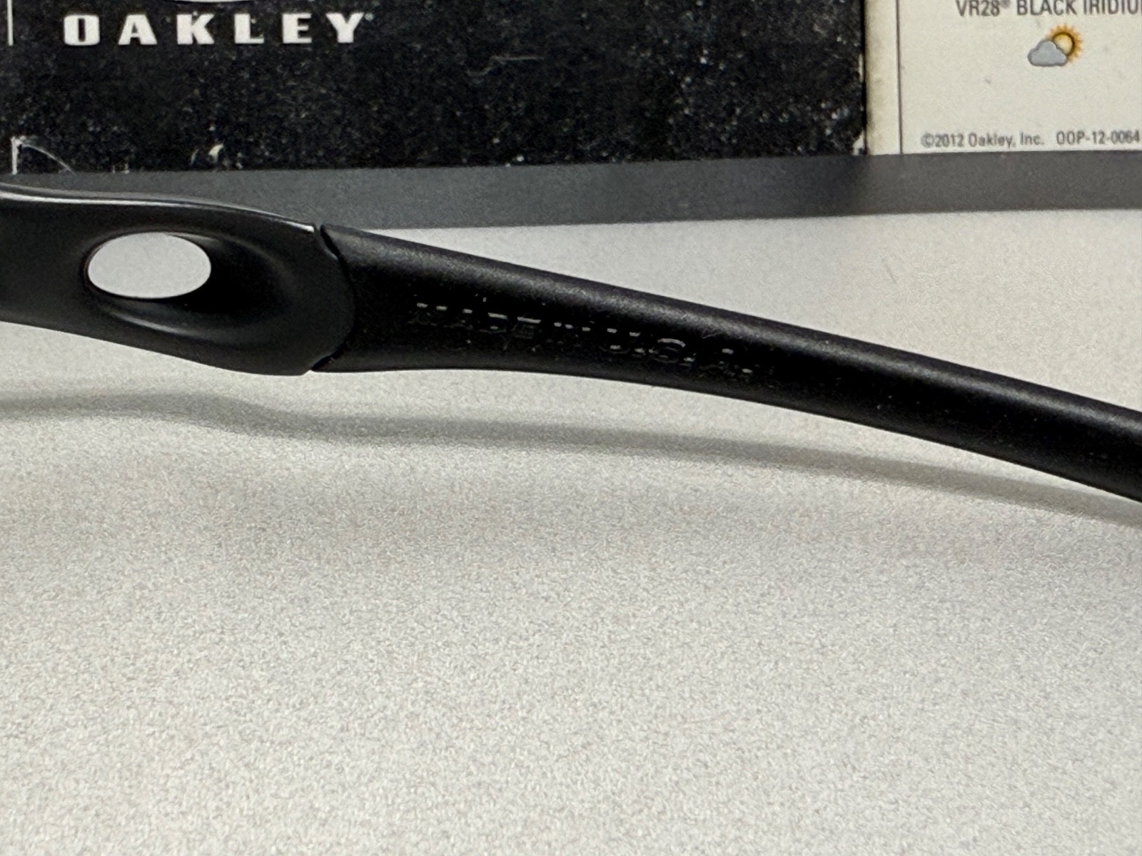 Oakley Radar Path Infinite Hero CARBON frame w/ Purple Icons – SKU# 24-275 132mm