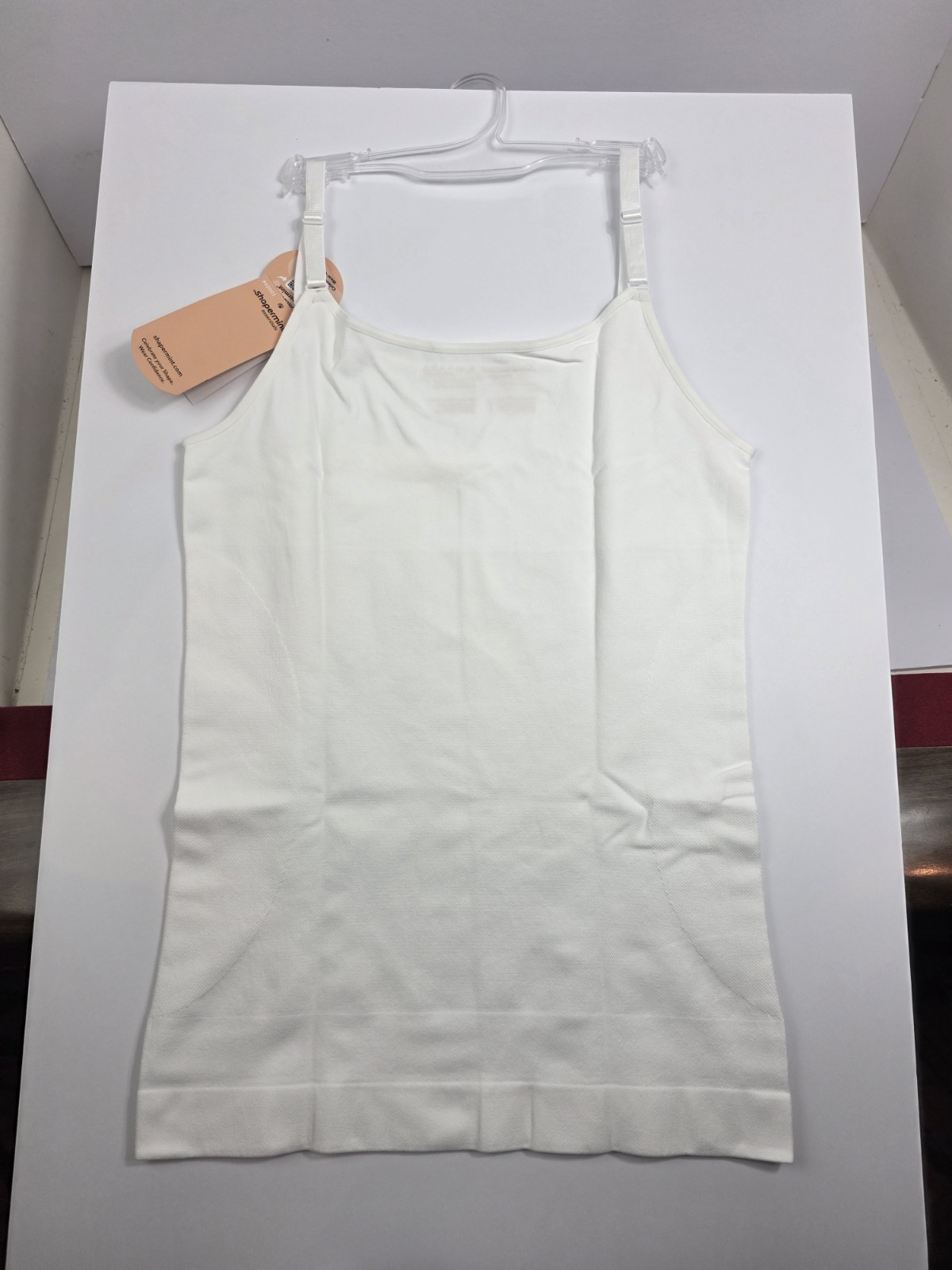Shapermint Women’s All Day Every Day Scoop Neck Cami X-Large White New