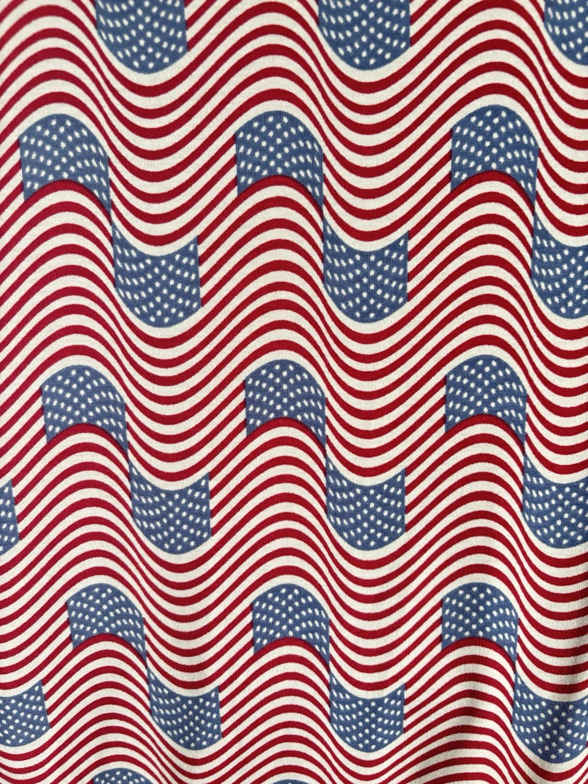 LuLaRoe Irma Tunic – New with Tags [NWT] – Medium – Patriotic, American Flag