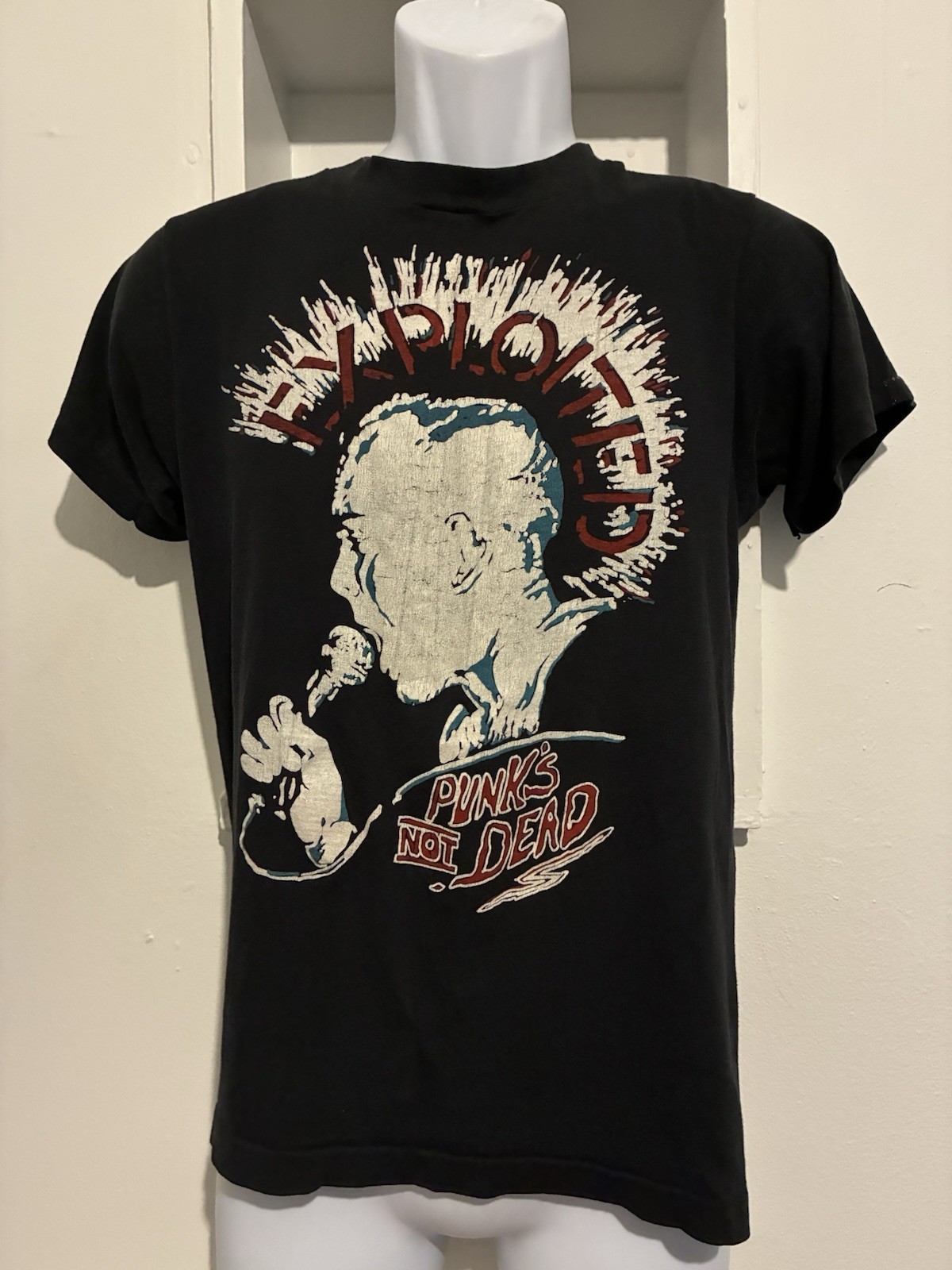 The Exploited vintage t-shirt single stitch GBH Crass Dead Kennedys UK Subs punk