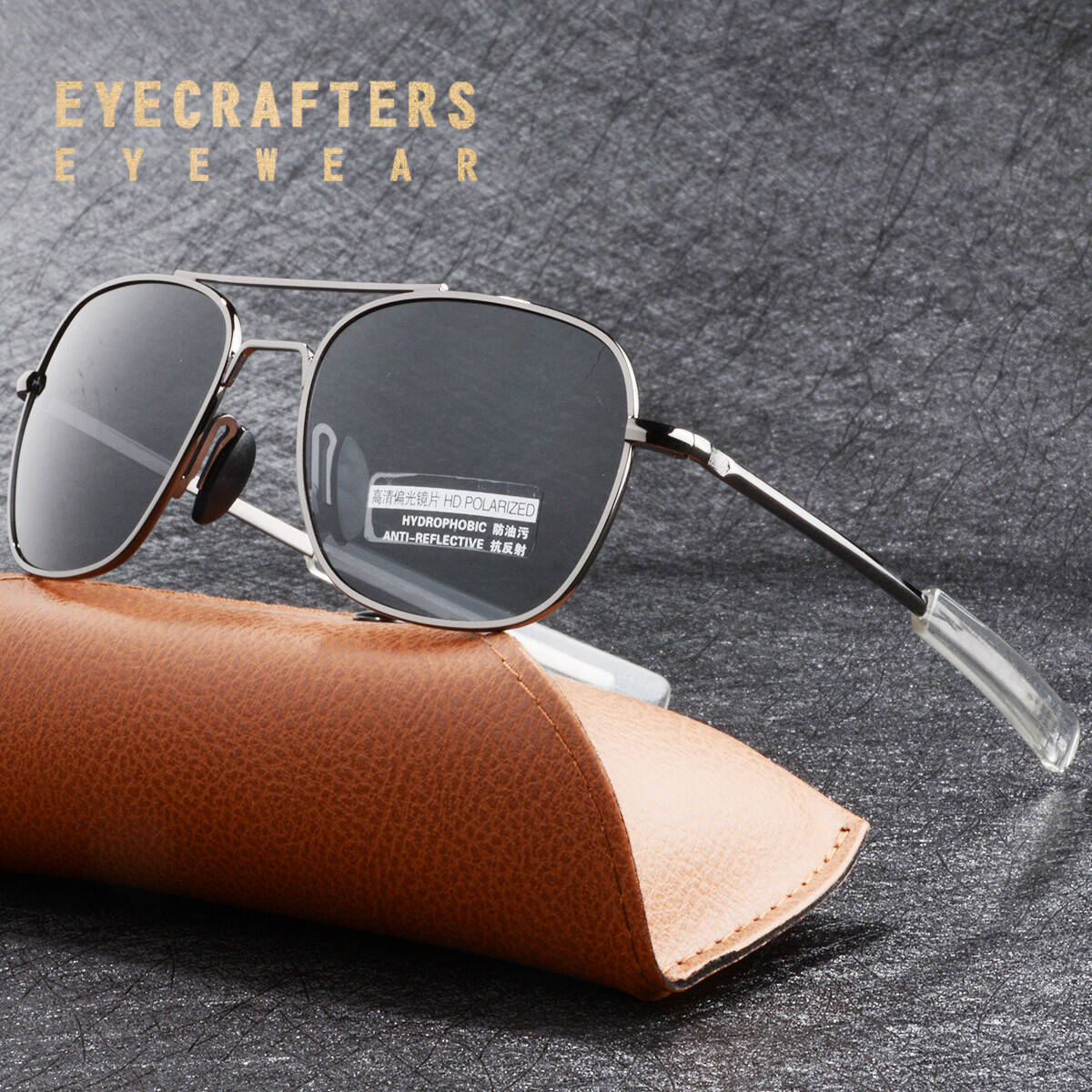Aviator Sunglasses Premium Military Pilot Ultraviolet Mens Polarized Sunglasses