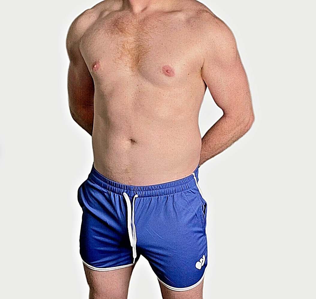 Men’s MoveFree 80’s Retro Gym Fitness Shorts for Indoor and Outdoor Activities