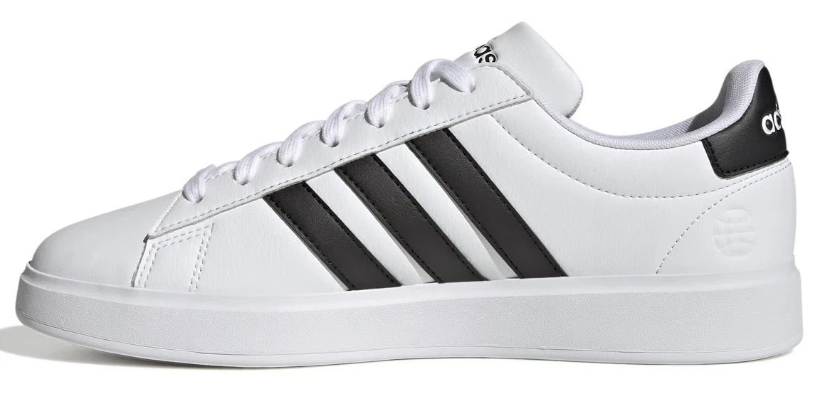 Adidas Grand Court Shoes White Black GW9195 Men’s Sizes NEW