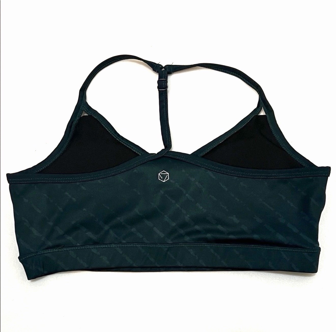 AR-33 Green Racerback Sports Bra Medium Support Wireless Adjustable Women’s M