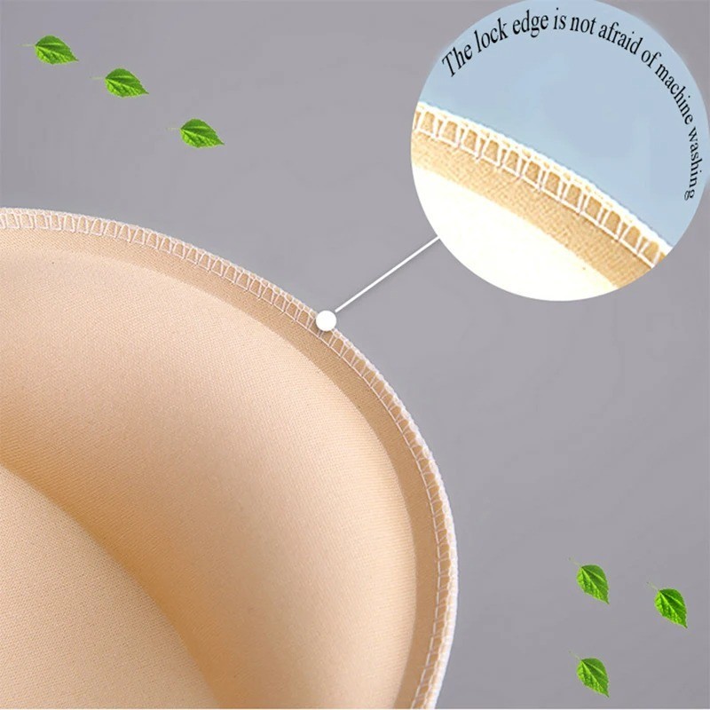 Sponge Foam Bra Pads Breast Forms Inserts Enhancerments Push Up Bikini Swimsuit↗