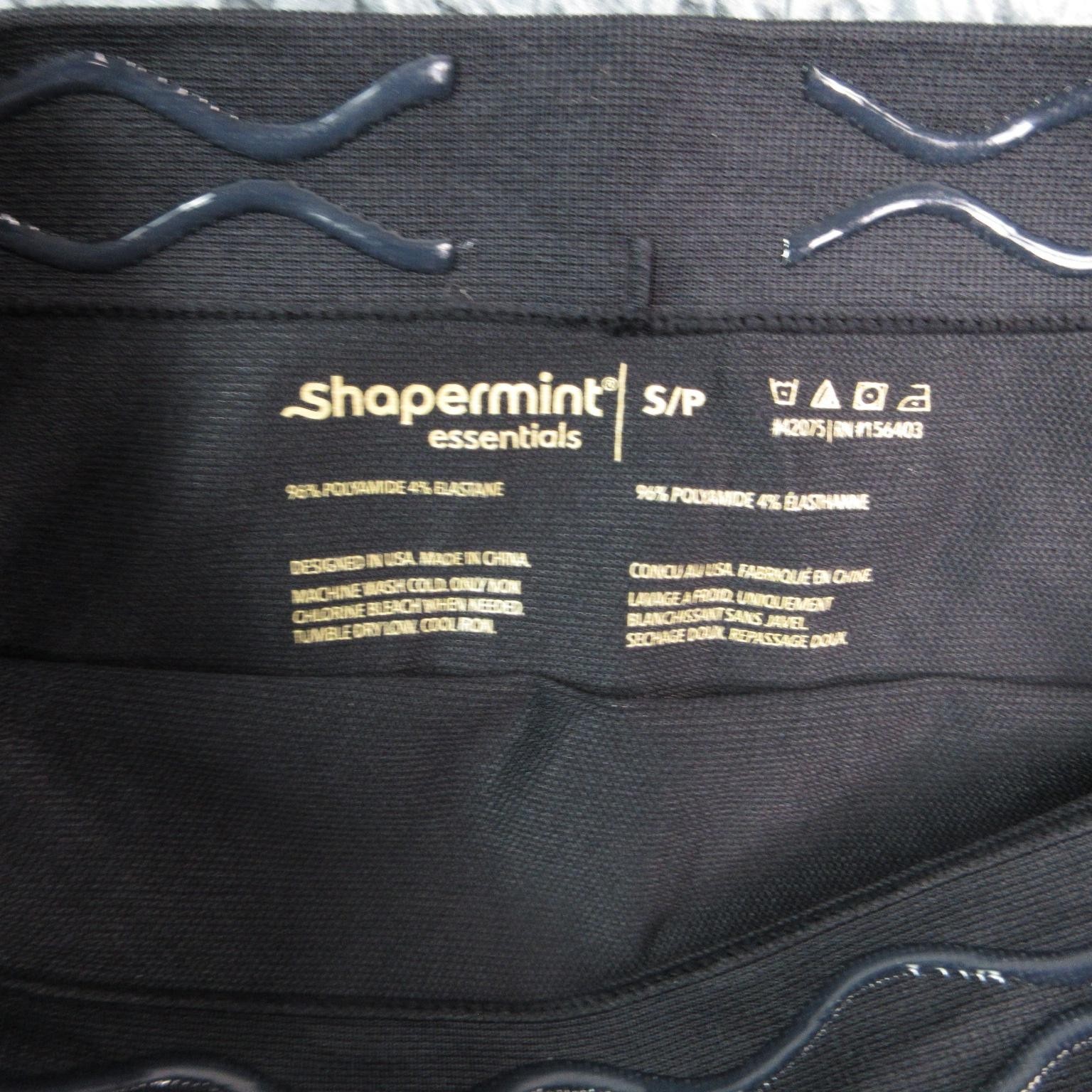 Shapermint Essentials Leggings Womens S Black Ankle High Rise Shaping 23×24* NWT