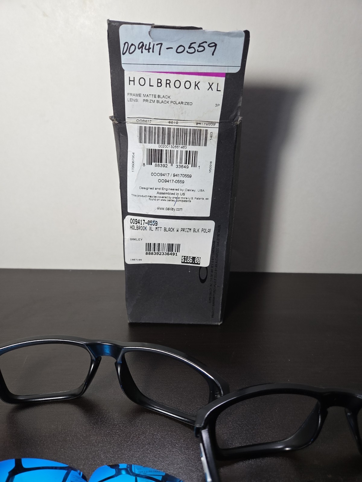 Oakley Holbrook BLACK Frames And Lenses Lot FOR PARTS ONLY