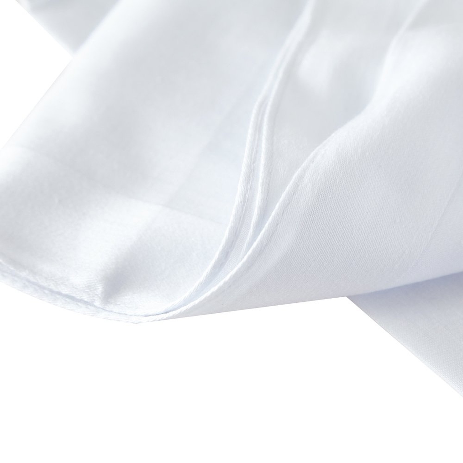 Women’sLadies Pure White Handkerchiefs,12 inch,100% Cotton, Pack of 12