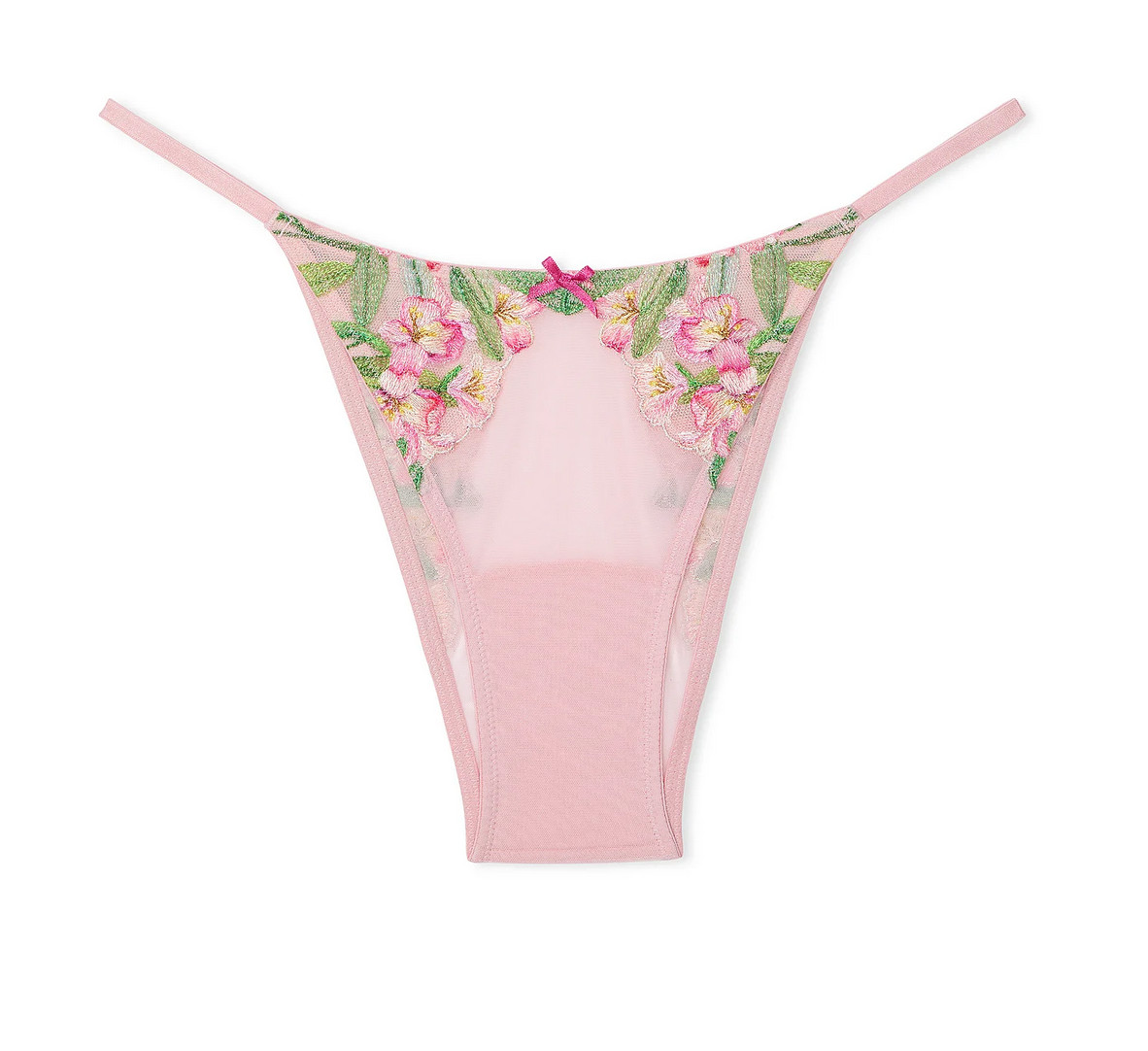 Victoria’s Secret Dream Angels Push Up bra set embroidery Lily floral pink rose