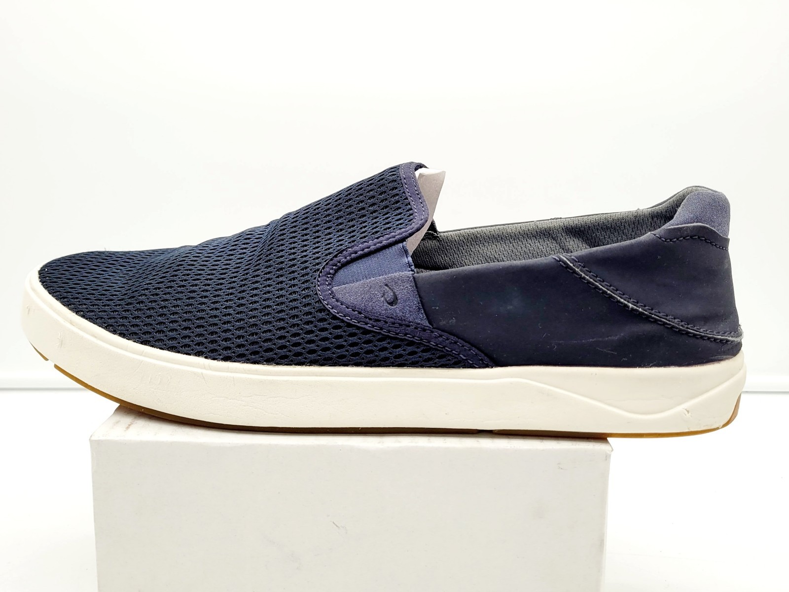 OluKai Lae’ahi Shoes Mens Size 14 Blue Mesh Slip On Casual Comfort Sneakers