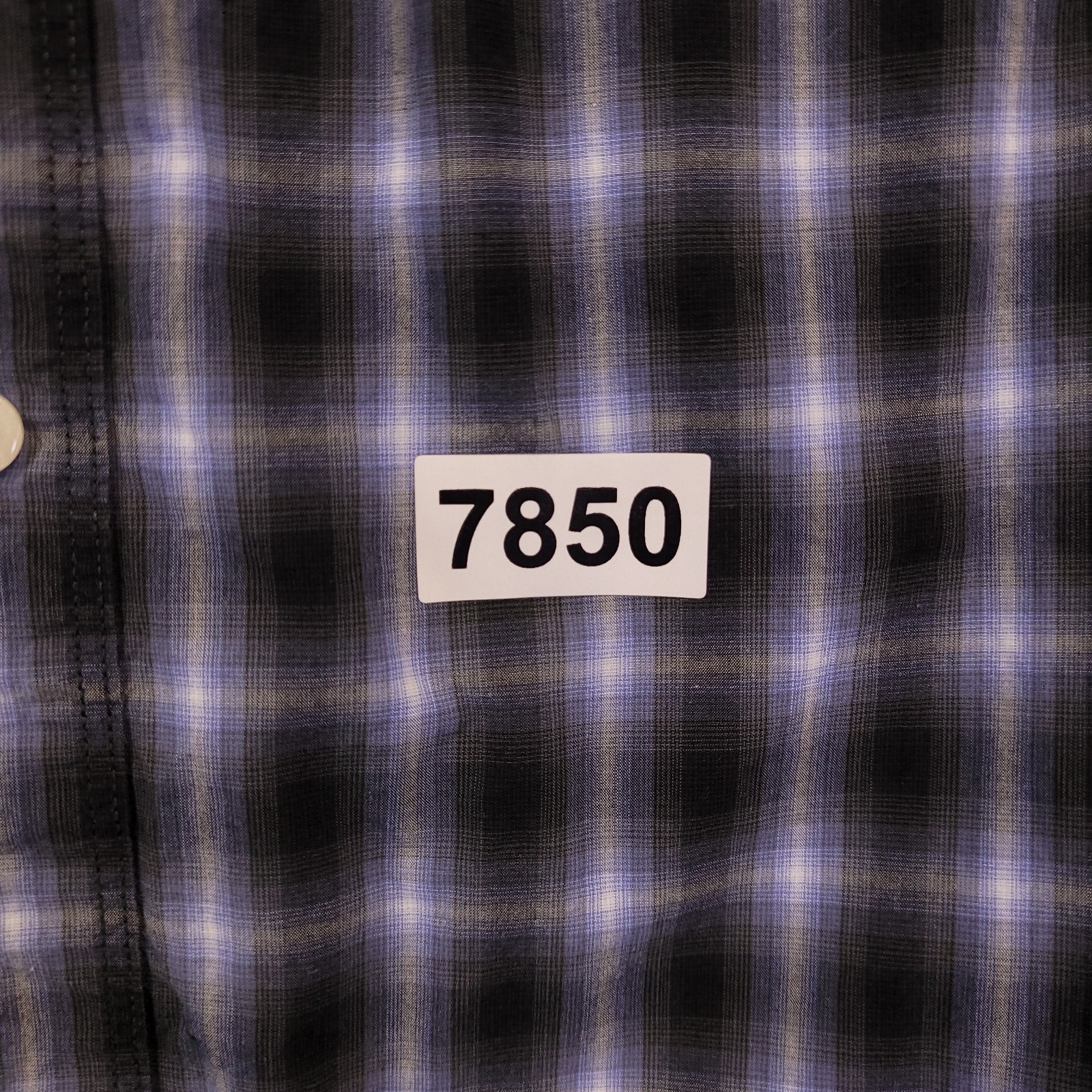 7D 7 Diamonds Higher Ground Shirt Mens Small Abstract Windowpane Cotton