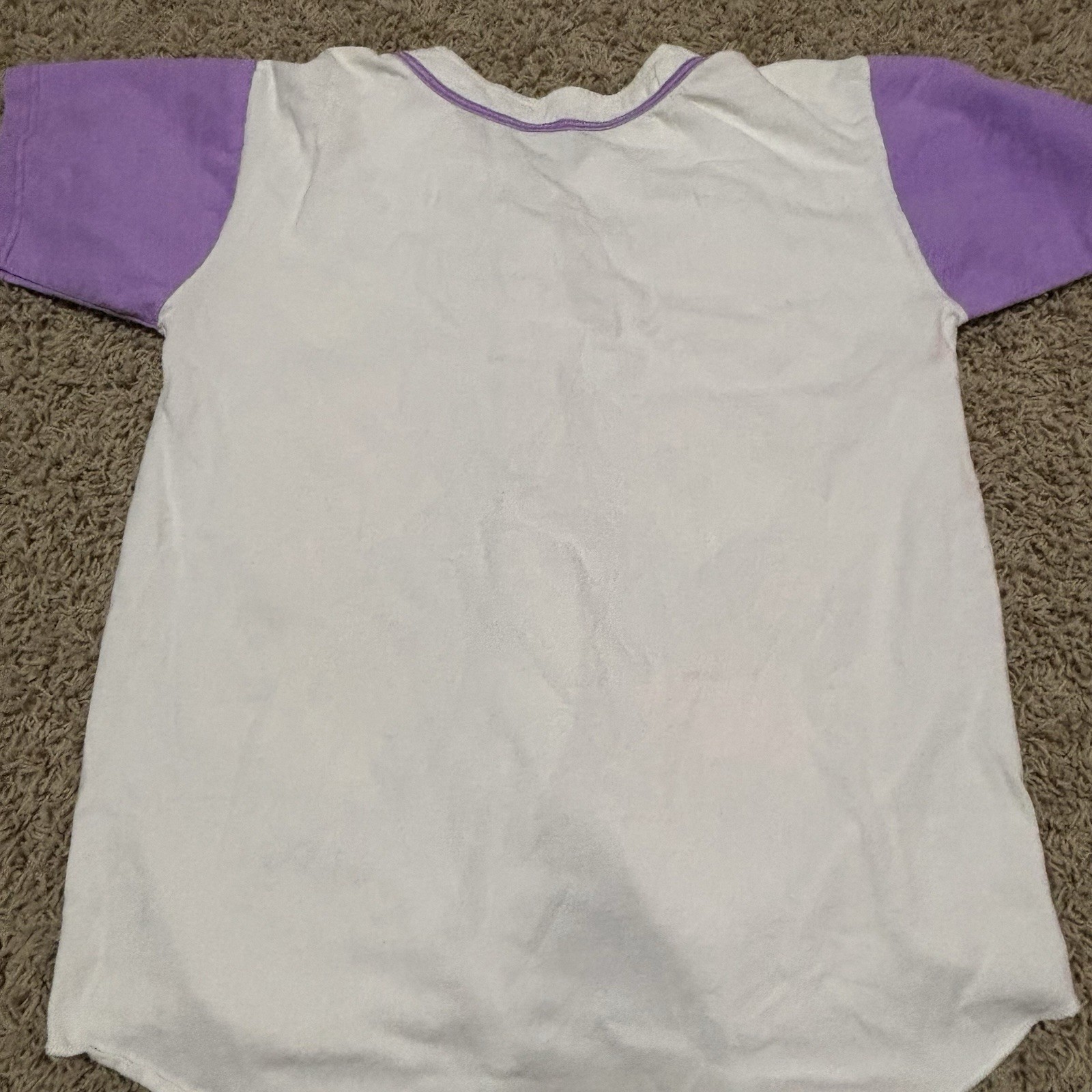 Vintage 1990s Looney Tunes Baseball Jersey Bugs Bunny Taz