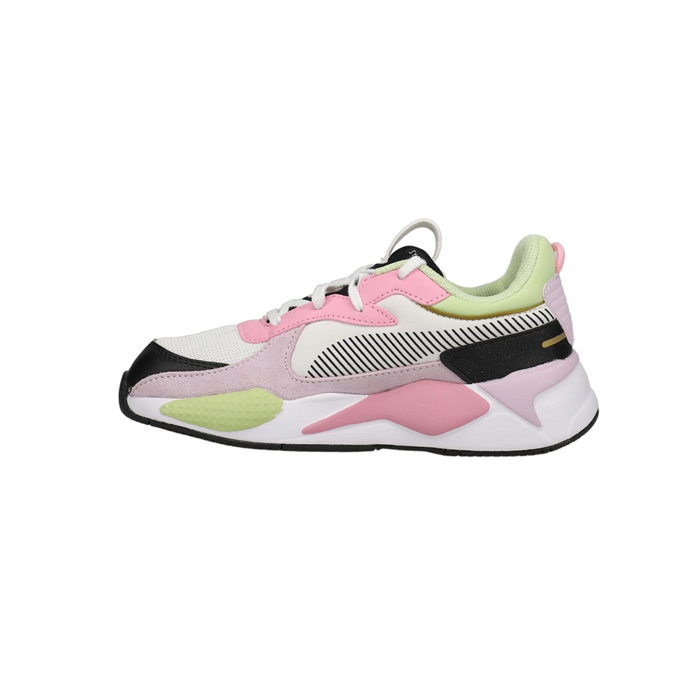 PUMA RsX Bouquet Lace Up Youth Girls Pink, White Sneakers Casual Shoes 38820301