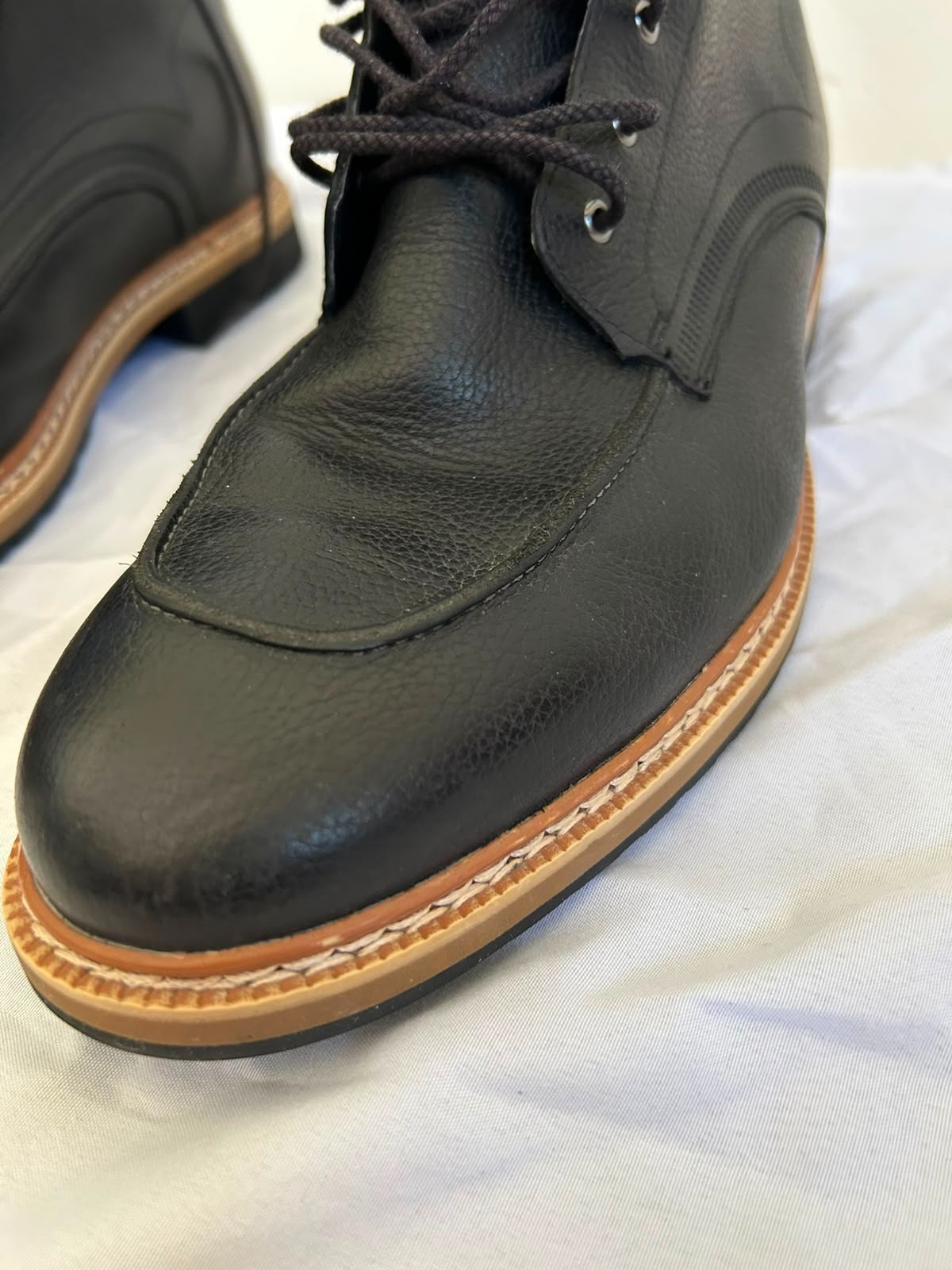 Timberland West Haven A138Q Men’s Black Leather Waterproof Boots Size 11 US
