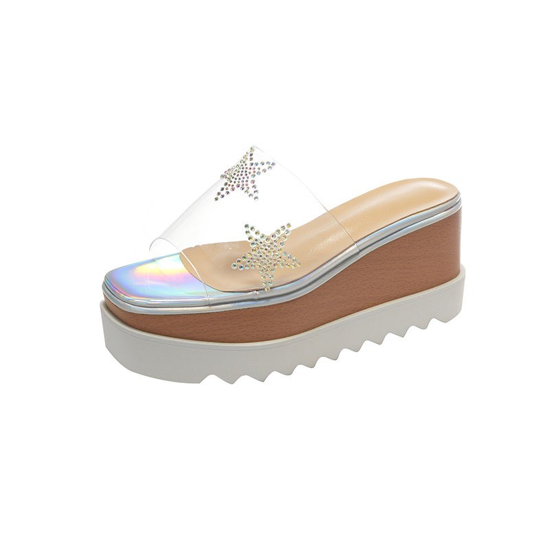 Stella McCartney Platform Shoes Height Increasing Slippers, Sandals Women