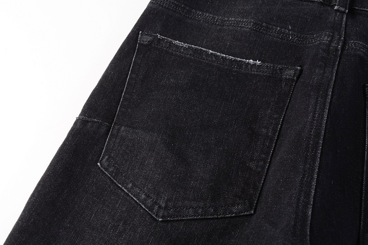 2026 New purple brand men’s personality Fashion Slim Fit Jeans