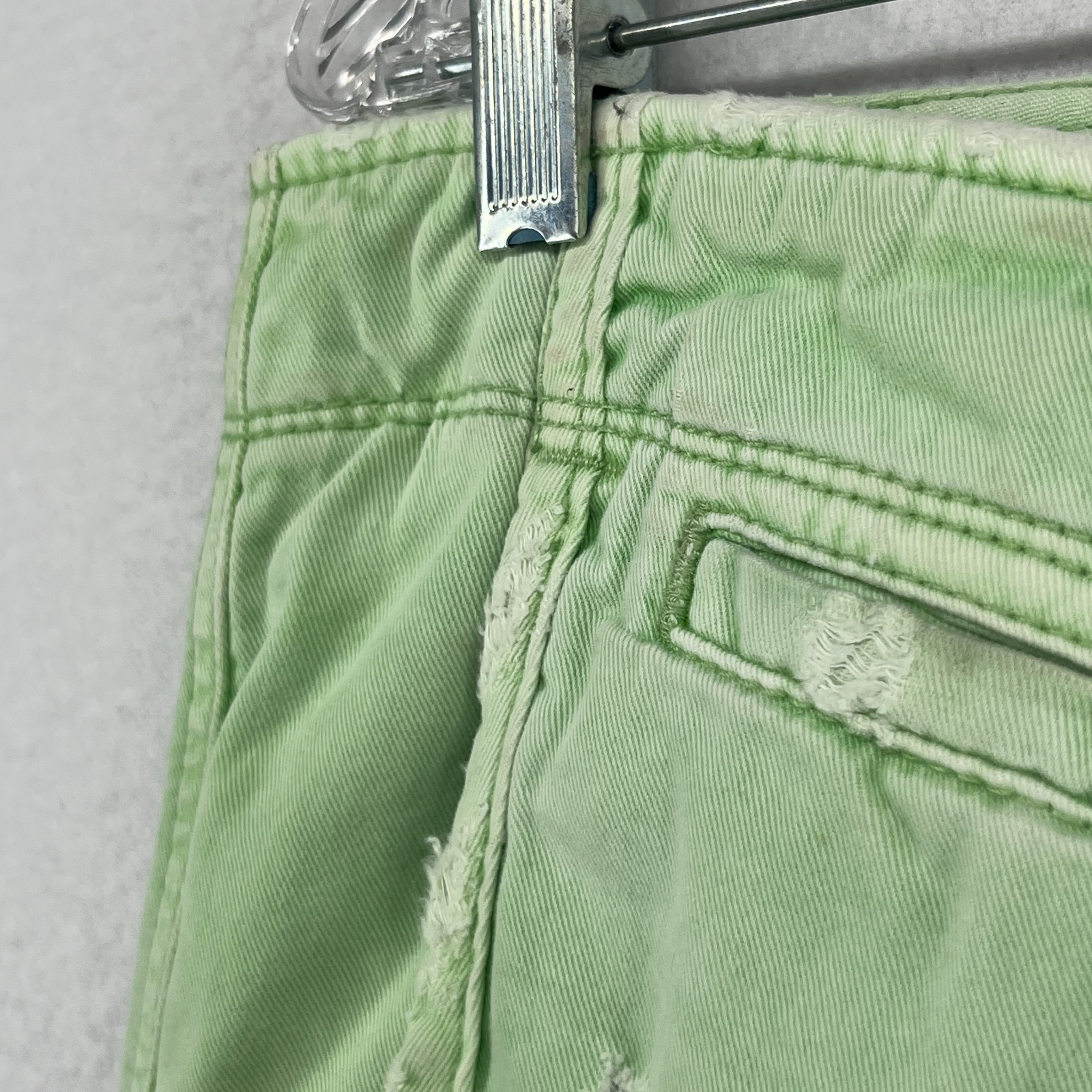 TRUE RELIGION Jeans Men 31 Roman Phoenix Distressed Patchwork Denim Cotton Green
