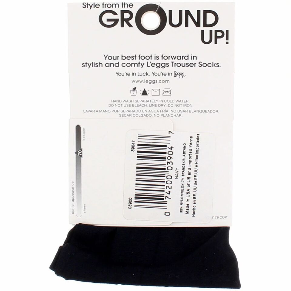 3-12 Pairs L’eggs® Women’s Trouser socks size 5-9 “MADE IN USA”