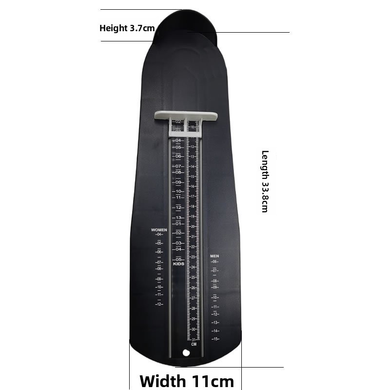 US Shoe Size Foot Measuring Gauge for Adults & Kids, Home Foot Measurement Tool