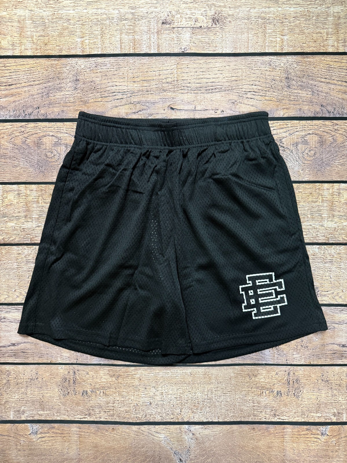 NEW Eric Emanuel EE Basic Short (SS23) Black/Black/White AUTHENTIC Size S-XL