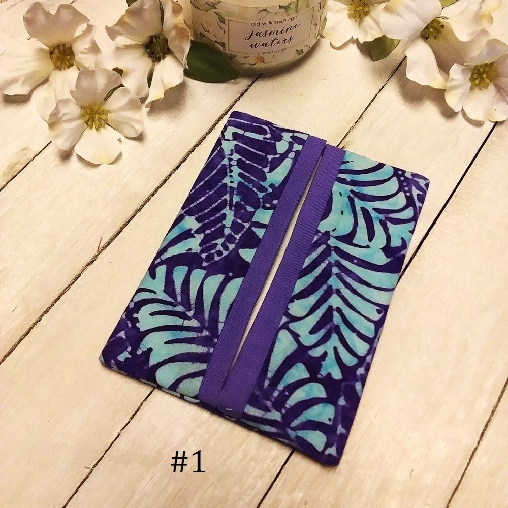 Handmade BATIK Pocket Tissue Holders for Purse/Travel, 15 Prints, Your Choice!