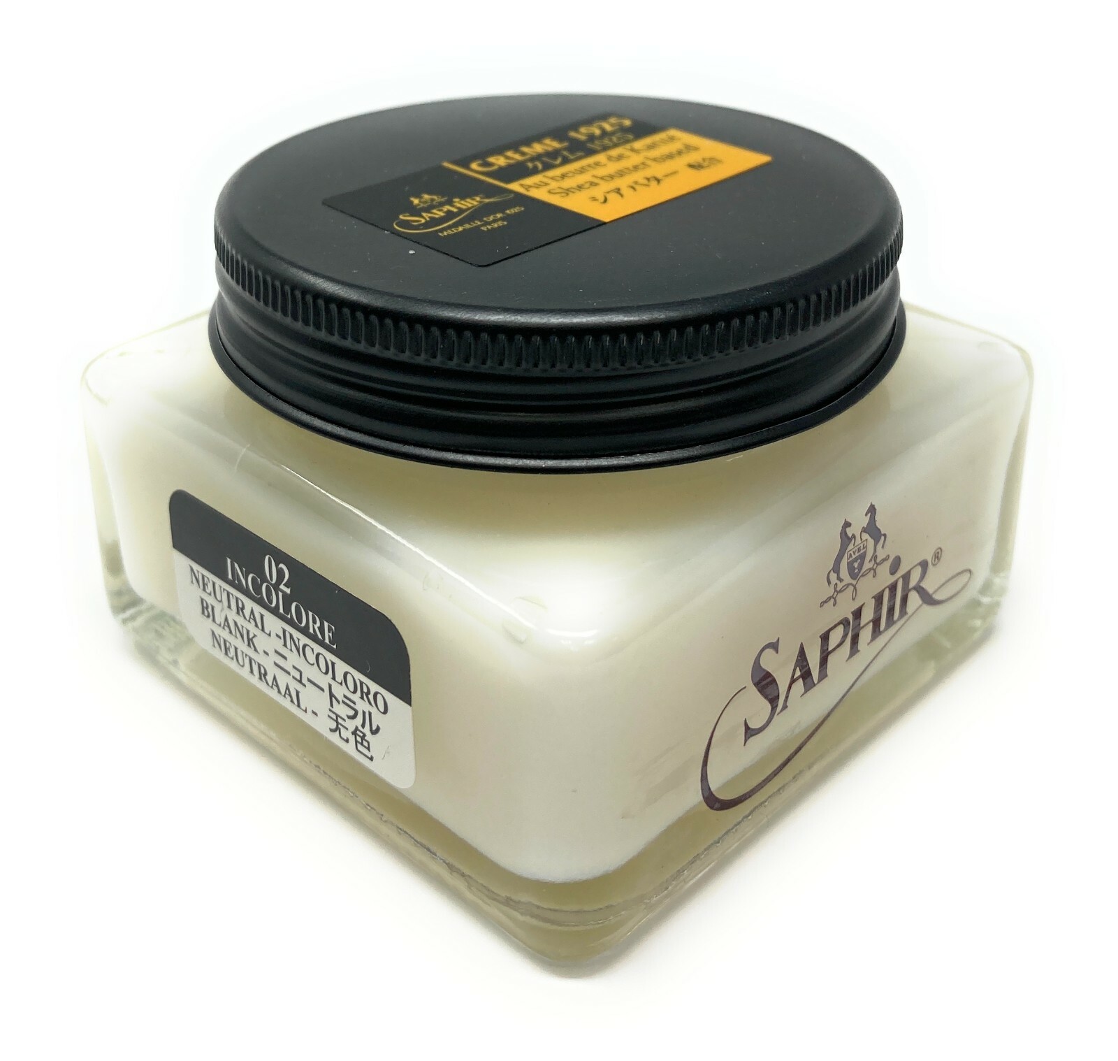 Neutral Saphir Medaille d’Or Pommadier Shoe Cream 75ml Jar – Made in France