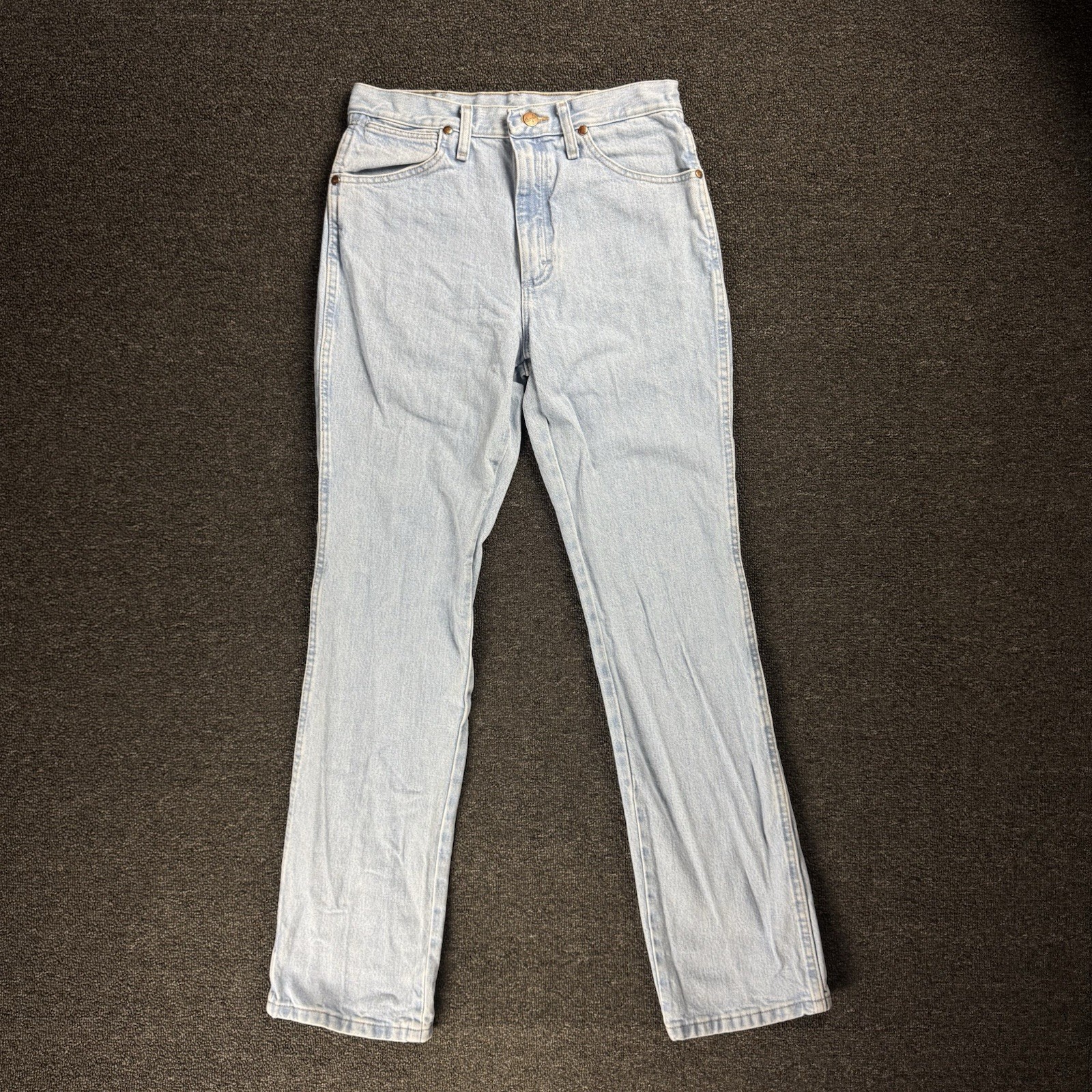 Wrangler Cowboy Cut Slim Fit Jeans Bleach Wash 936GBH Mens 30×32 Western Rodeo